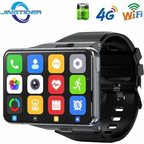 JingTider S999 4G Smart Watch MTK6761 Quad Core 4GB Ram 64GB Rom Smartwatch Phone 2.88" Large Screen Men Watch 2300mAh Android 9