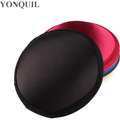 Nice Satin 13 CM Fascinator Base Making For Women Wedding Derby Fascinator Hat DIY Hair Accessories Elegant Ladies Chapeau Cap