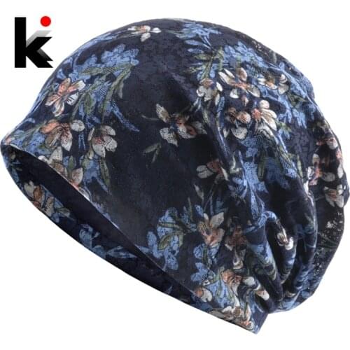 Ladies Bonnet Beaneis Spring Summer Thin Skullies Beanies Knitting Flower Headwear Women Outdoor Casual Caps Female Gorras Hat