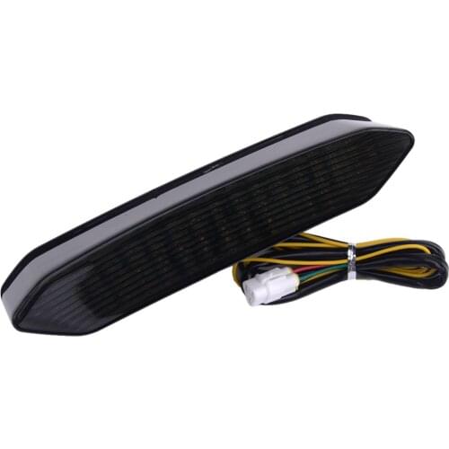 12V Motorcycle Smoke Lens Integrated Tail Turn Signal Light Fit For Yamaha YZF R1 2002 2003 Accessories