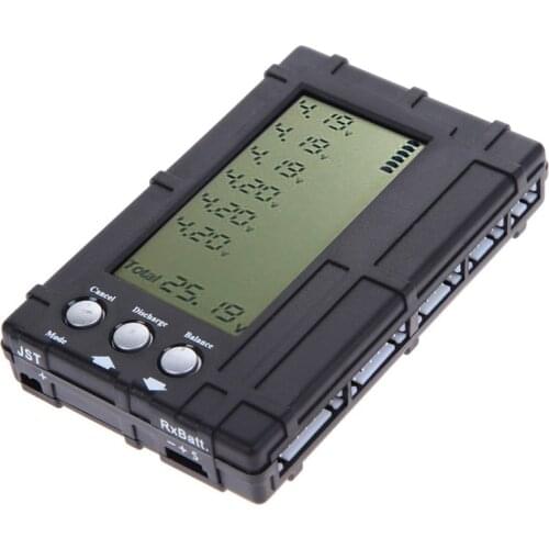 3 in 1 LCD RC Battery Discharger Balancer Meter Tester for 2-6S Lipo Li-Fe Battery Voltage Meter