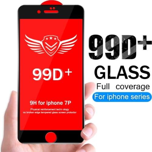 99D+ protective glass for iPhone 6 6S 7 8 plus X XR XS 11 pro MAX glass on iphone 7 6 11 Pro X XS MAX XR screen protector flim