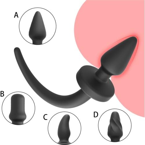 Sex Dog Tail Anal Plug Butt Plug For Men Gay Anal Plug Anal Beads Long Tail Anal Dilator BDSM Game Anal Sex Toys For Women
