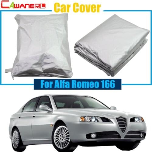 Cawanerl Car Cover Sun Shade Anti UV Snow Rain Sun Resistant Car-Cover For Alfa Romeo 166