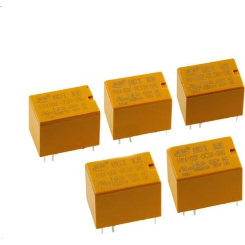 Free shipping 100PCS/LOT HK4100F-DC12V-SHG 6 feet relay 12V 3A genuine new 4100-12VDC