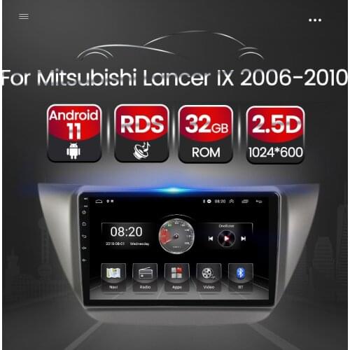 2.5D Auto Car Radio Android For Mitsubishi Lancer IX 2006-2010 4Core video player Multimedia GPS Navigation Carplay NO 2din DVD
