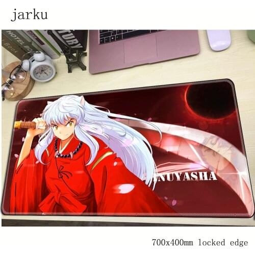 Inuyasha mouse pad gamer 700x400mm notbook mouse mat large gaming mousepad large Christmas gifts pad mouse PC desk padmouse