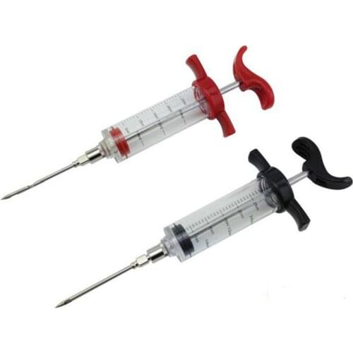 Marinade Injector Flavor Syringe Cooking Meat Poultry Turkey Chicken BBQ Tool Cooking Syinge Accessories Kitchen Tools