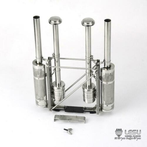 LESU RC 1/14 Metal Air Filter Exhaust Pipe King Hau Glob Lin Tractor Truck TH14464-SMT5