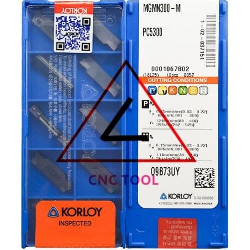 MGMN300-M PC5300 10pcs Original Korea KORLOY Cutting Tool