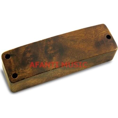 Afanti Music Red Curl wood Narrow Bass Guitar Pickups