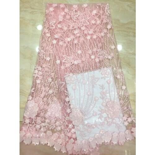 New Sequin embroidery fabric tulle mesh embroidery three dimensional fabric