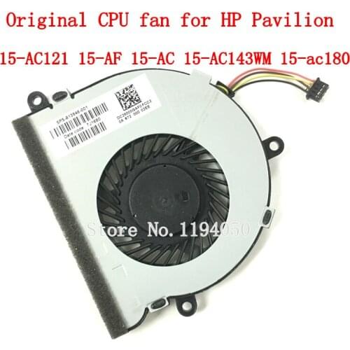 NEW GENUINE Original CPU fan for Pavilion 15-AC121TX 15-A 15-AC121DX 15-AF 15-AC 15-AC143WM 15-ac180na 15-ac181na CPU FANS