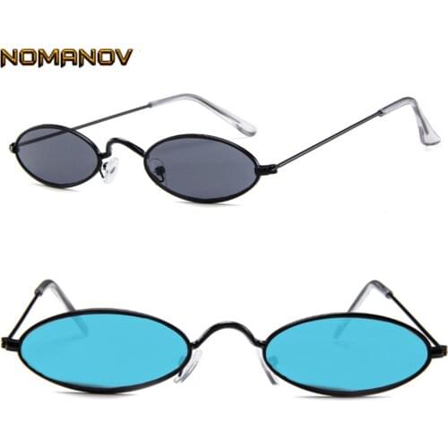 Alloy Oval Ultra Small Frame Men Women Sun Glasses Polarized Sunglasses Custom Made Myopia Minus Prescription Lens -1 to -6
