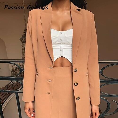 Женские длинные пиджаки Passion Goddess China At AliExpress