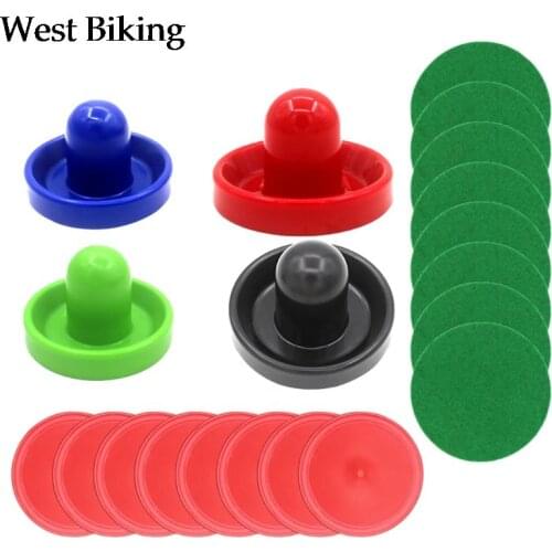 Air Hockey Pushers Pucks Pads Replacement Environmental Friendly Plastic For Game Tables Air Hockey Accessories
