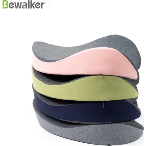 Heart-Shaped Cushion Memory Foam Pillow Lumbar Support Orthopedic Protect Coccyx Relieve Back Pain Car Seat Lazy Outdoor Cushion