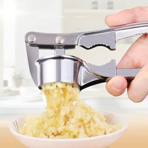 Handheld Garlic Press Aluminum Alloy Multi-function Garlic Press Fruit Kitchen Gadgets Hand Held Press Support Wholesale