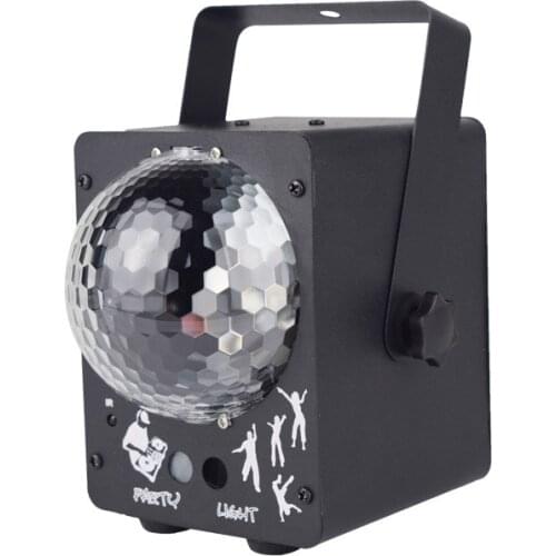 LED Stage Light Disco Laser Light RGB DJ Disco Ball Lamp Sound Activated Projector Light For Dance Halls Bars Party Christmas