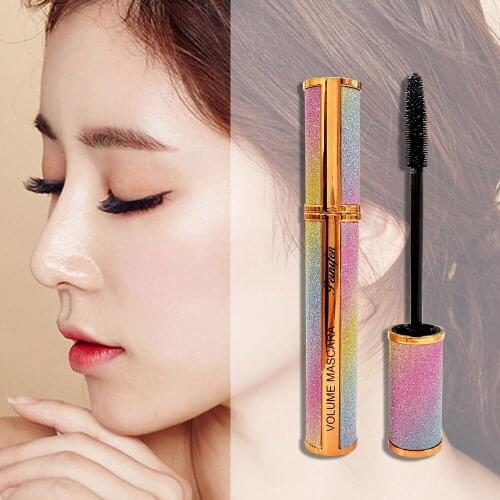 4D Charm Starry Sky Mascara Quick Dry Makeup Long Wearing Lasting Curling Thick Shiny Eyelash Colorful Mascara Big Eye Cosmetic