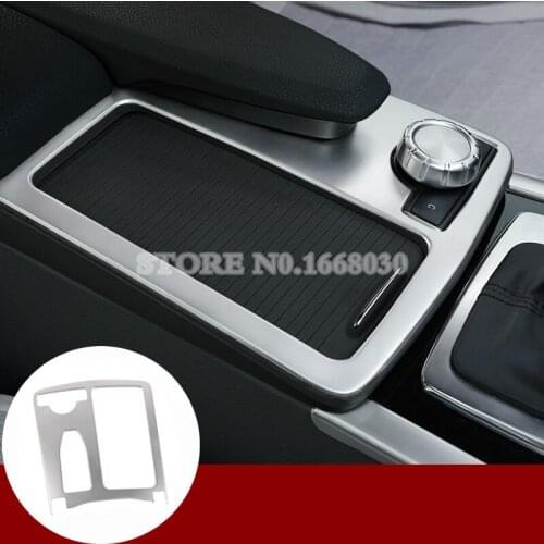 Inner Water Cup Holder Frame Cover For Benz E Class Coupe W207 C207 2009-2012 Car accesories interior Car decoration