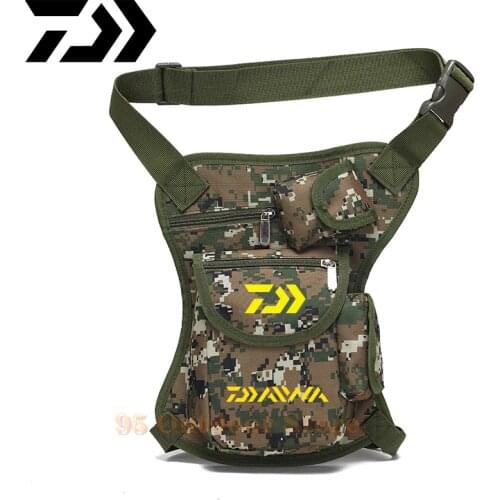 Daiwa Military Tactical Drop Leg Bag Tool Fishing Thigh Pack Hunting Bag Waist Pack Motorcycle Riding Men Military Waist Packs