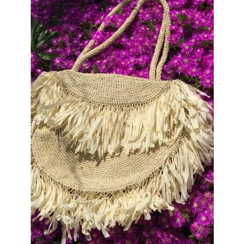 Women Woven Bag 2021 Fashion Best Model Summer Beach תיקי נשים Женские сумки Handmade Cool Trendy New Model Naturel