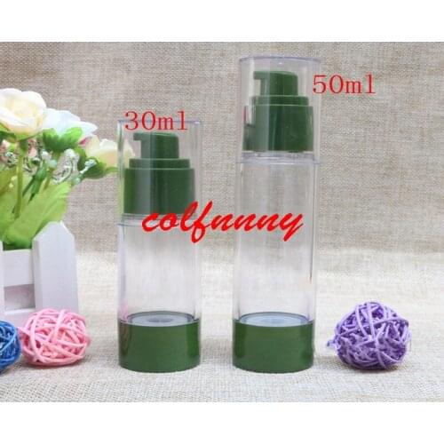300pcs/lot 30ml 50ml Empty Airless Perfume Bottle Cosmetic Vacuum Pump Bottle High Quality Emulsion Bottle Essence Vial