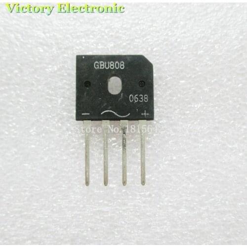 5PCS GBU808 800V 8A power Diode Bridge Rectifier New