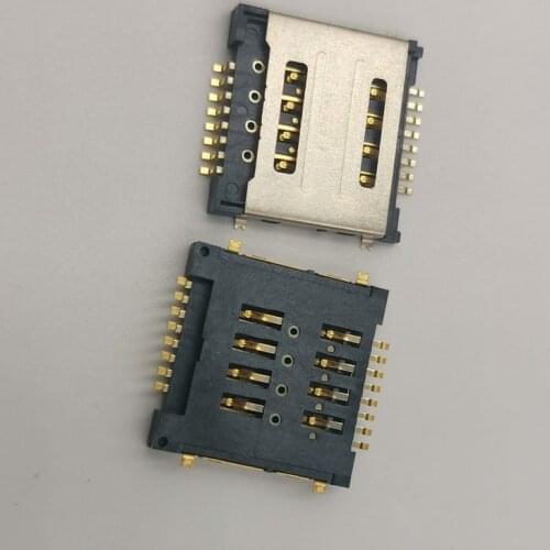 5Pcs Sim Card Reader Slot Tray Holder Connector Socket For Jiayu G2 G2S Huawei Y320 G730 Y325 Y518 G600 Motorola Moto EX223 Plug