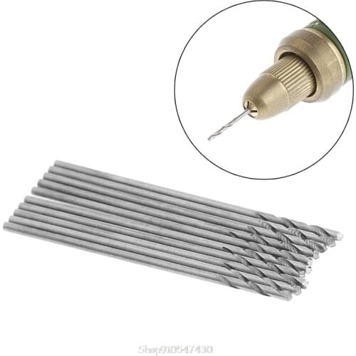 60 Pcs 0.5-1.0mm Micro HSS Steel Twist Drill Bit Set Tool Shank D02 20 Dropship