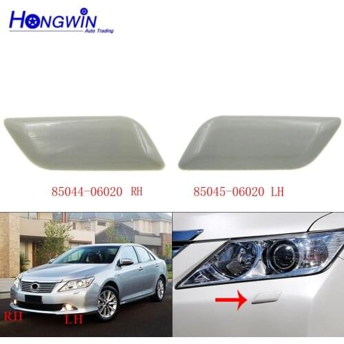 85045-06020 85044-06020 Headlight Headlamp Cleaning Washer Cap Cover Fits Toyota Camry ACV5 11-15 8504506020 8504406020