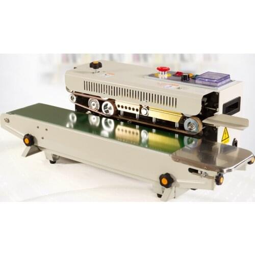 Auto 110V or 220V Continuous Sealing Machine Sealer Horizontal PVC Membrane Film Bag FR-770