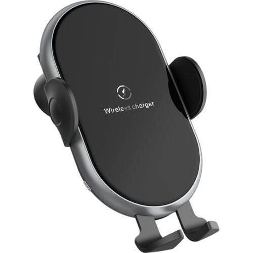 Car Phone Holder Wireless Charger For iPhone Huawei Xiaomi 15W Induction Car Mount Fast Wireless Charging Suck Phone Holder