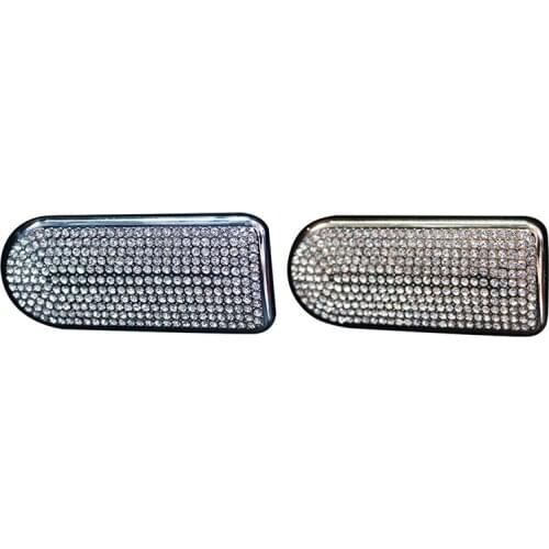 Car Glove Box Handle Sticker Storage Box Sticker Button Decor Trim Crystals Decal for MINI Countryman F60