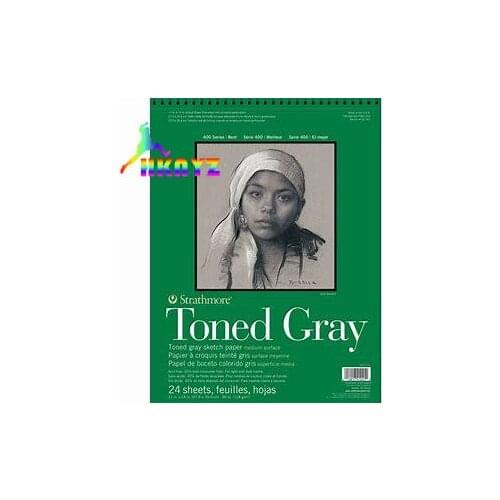 1sets American Strathmore Warm Brown Cool Grey Sketchbook Sketch Paper/Paper Roll Black Cardboard Colored Pencil Charcoal Book