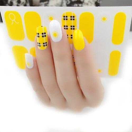 Factory Wholesale Price High Quality Hot Selling Gel Nail Wraps Shinny Glitter Real Nail Polish Sticker