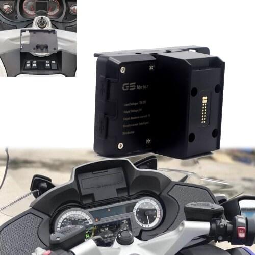 Phone Navigation Bracket For BMW R 1200 RT Motorcycle Parts Phone Holder USB Charging Mount Stand For BMW R1200RT 2014-2019