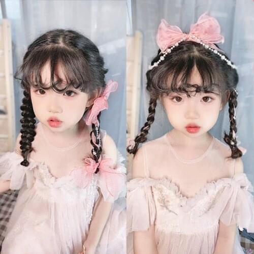 Summer Children Cute Colors Pearl Bow Crown Ornament Hair Clips Baby Girls Lovely Sweet Barrettes Hairpins Kids Hair Accessories