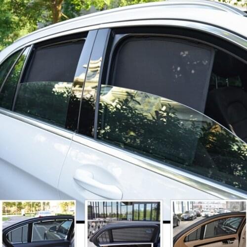 Magnetic For Toyota VELLfire 2002~2008 2009~2014 2015~2020 Window Sunshield Sunshade Protection Gauze Mesh Cover Accessories