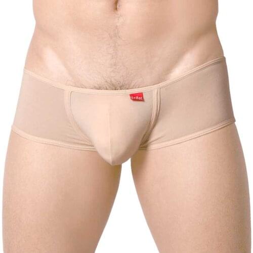 Uzhot sexy 3d bags 100% cotton male trunk male panties 14004 incarcerators