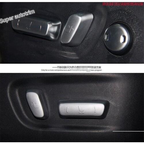 Lapetus Matte Interior Fit For LEXUS NX 200T 300H 2015 - 2019 Seat Adjustment Button Cover Trim Accessories 5 Pcs / Set