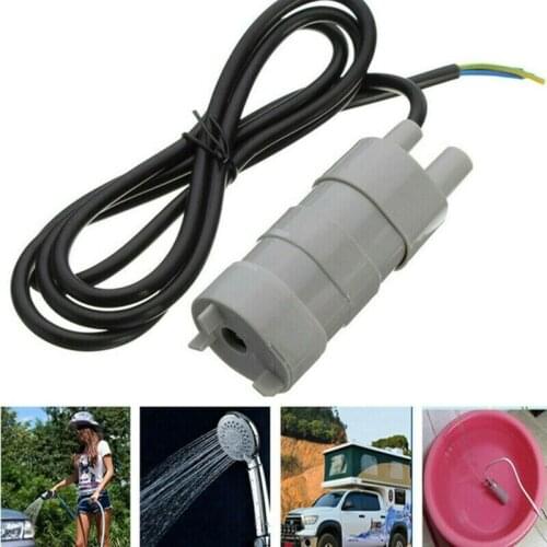 DC 12V Submersible Water Pump Motorhome High Flow Whale Pump 1000L/H 5M Camping Garden Aquarium Submersible Pump
