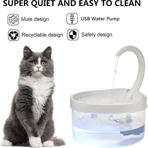 Pet Water Fountain Cat Water Dispenser Automatic Drinking Fountain With LED Light For Cats Dogs High Quality Clean And Sanitary