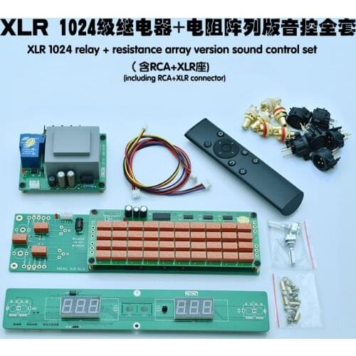Fever Remote Control Volume Control Board Front Amplifier Chassis ALPS27 Motor Potentiometer Relay Sound Control Board