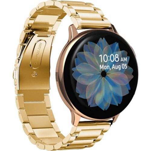 Stainless Steel Strap For Samsung Gear Sport S2 S3 Galaxy 41mm 45mm 42mm 46mm Watchband Bracelet Watch Strap Metal Wrist band