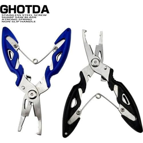 Fishing Plier Scissor Braid Line Lure Cutter Hook Remover Tackle Tool Cutting Fish Use Tongs Scissors
