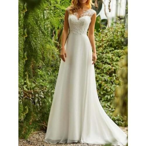 Ryindstro Chiffon Wedding Dresses