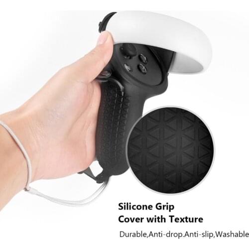 VR Touch Controller Silicone Cover For Oculus Quest 2 Skin Protective Case VR Headset Handle Grip For Oculus Quest 2 Accessories
