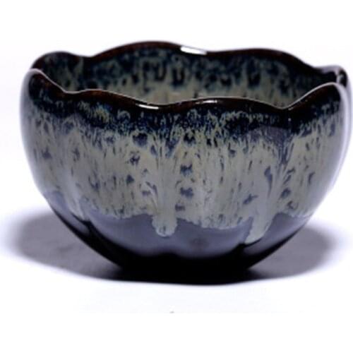 Vintage Drinkware Tea Cup Japanese Coarse Pottery Tea Master Bowl Retro Teacup Tea Set Bowl Creative Home Decor